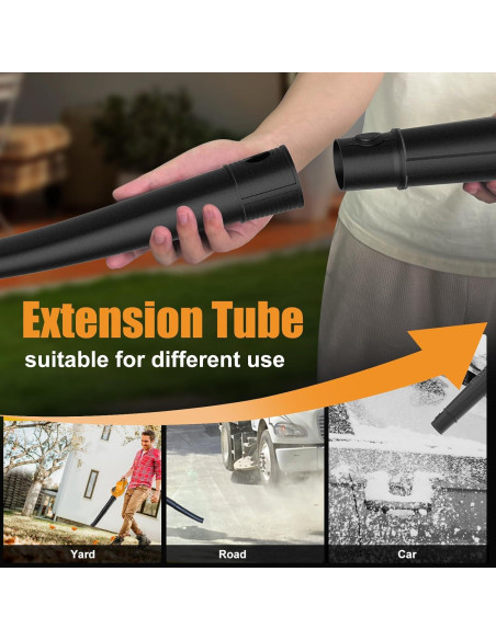 Soplador de Hojas Inalámbrico Adedad 20V 150 km/h 2 Baterías