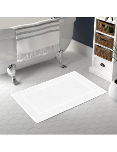 Paquete de 2 alfombrillas de baño Tens 100% algodón 51x76 cm 2