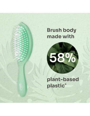 Cepillo Wet Brush Go Green - Tratamiento Aceite de Árbol de Té