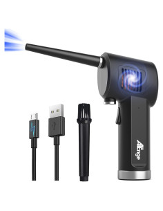 Soplador de Aire Eléctrico ATEngeus TAD03 Recargable 33000 RPM