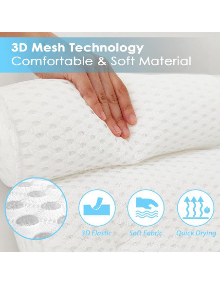 Almohada de Baño AEROiVi de Malla Transpirable 37x32 cm