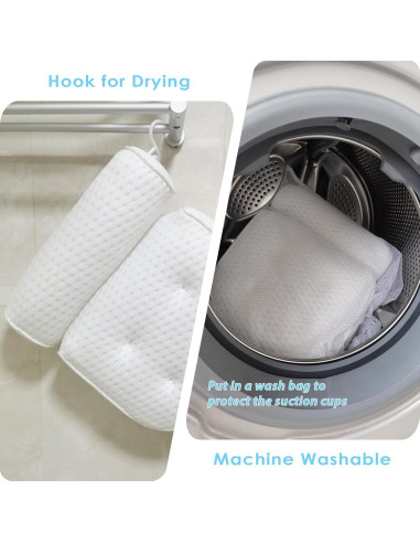 Almohada de Baño AEROiVi de Malla Transpirable 37x32 cm