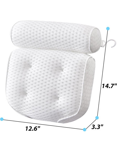 Almohada de Baño AEROiVi de Malla Transpirable 37x32 cm
