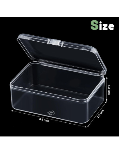 Paquete de 6 contenedores de plástico ZORRITA 8.9x5.8 cm