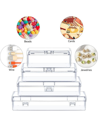 Paquete de 6 contenedores de plástico ZORRITA 8.9x5.8 cm