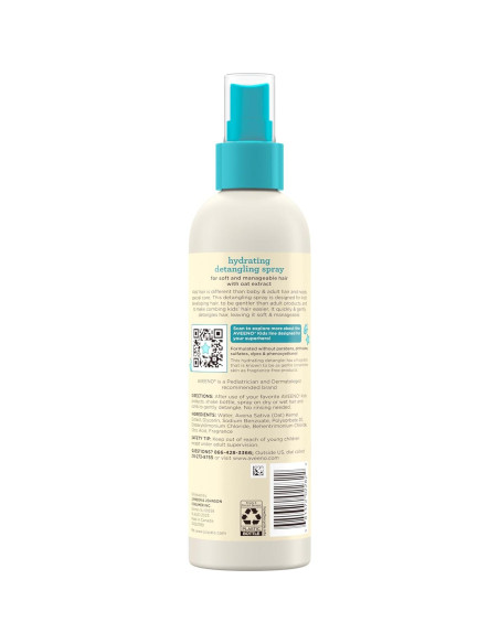 Acondicionador Hidratante Desenredante Aveeno Kids 295 ml