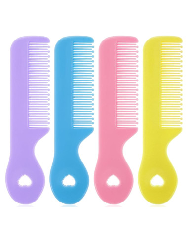 Set de 4 Peines para Bebés Teaaha - Colores Vibrantes