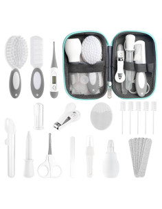 Kit de Cuidado y Aseo para Bebés POPYJAN 24 Piezas Gris