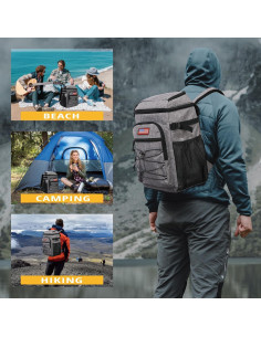 Mochila Táctica ATRIPACK 25L Aislada Impermeable Gris 2