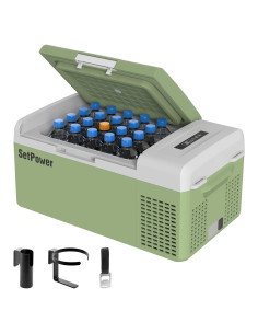 Refrigerador Portátil Setpower FC15 15L 12V Verde