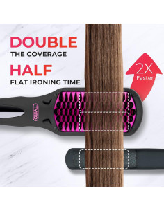 Cepillo Alisador Iónico TYMO HC101 - 16 Temperaturas, Pantalla LCD 2