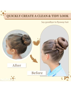 Barra de Cera para Cabello AnWoor + Cepillo Suave 3 en 1 2