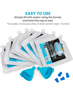 Paquetes de Hielo Reutilizables Healthy Packers - 8 Piezas 2