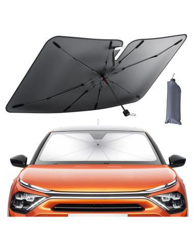 Lamicall Parasol de Coche 5 Capas UV 38x80 cm Aislamiento