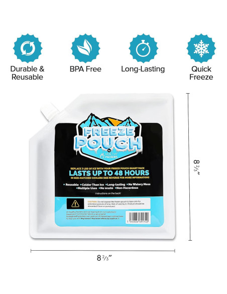 Paquetes de Hielo Reutilizables Healthy Packers - 8 Piezas