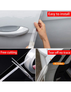 Protector de Bisel de Puerta Storystore Universal Transparente 2