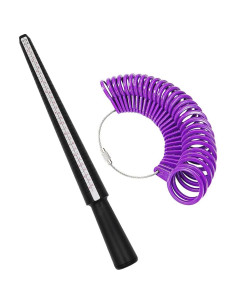 Medidor de Anillo de Plástico Hetirengong 1-13 para Joyería 2