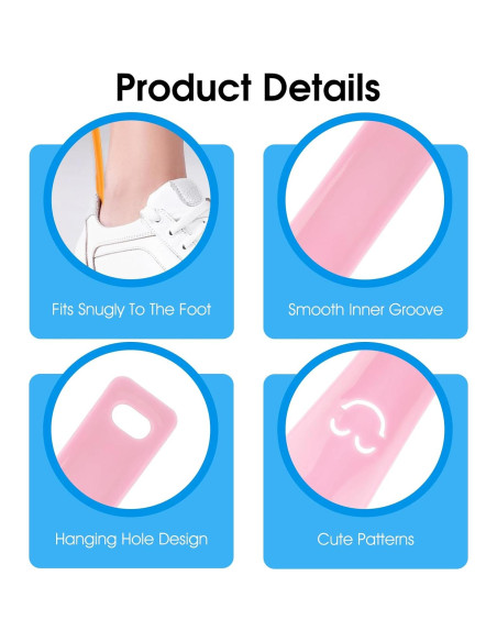 Calzadores de Plástico Prasacco 5 Paquetes 15 cm Portátiles