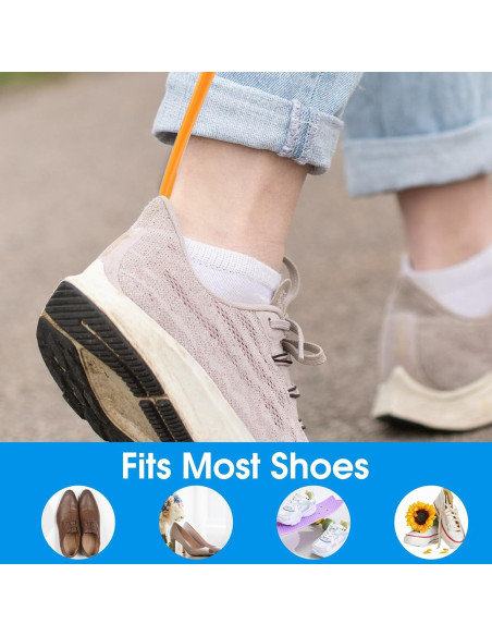 Calzadores de Plástico Prasacco 5 Paquetes 15 cm Portátiles