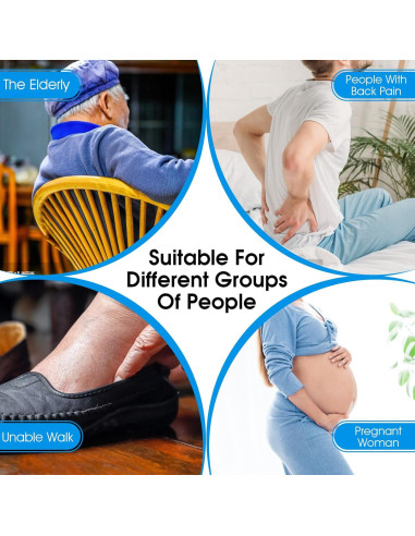 Calzadores de Plástico Prasacco 5 Paquetes 15 cm Portátiles