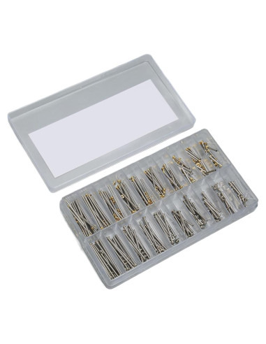 Kit de 200 Tubos de Tornillo para Reloj Yosoo 1.3mm Acero Inoxidable