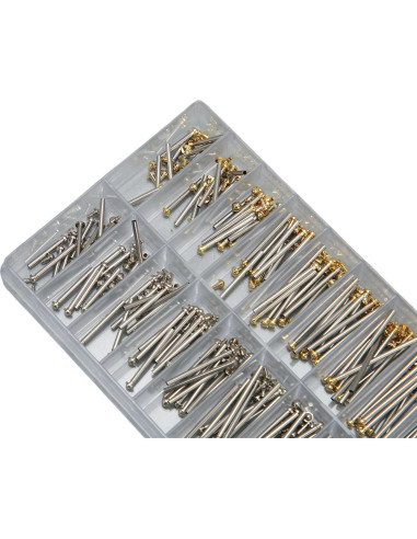 Kit de 200 Tubos de Tornillo para Reloj Yosoo 1.3mm Acero Inoxidable