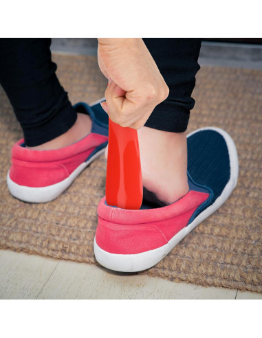 12 Pcs Cuerno de Zapatos Cosmos Plástico 16 cm para Viaje