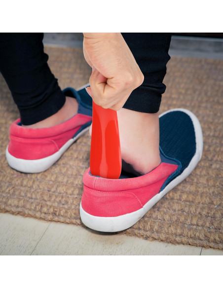 12 Pcs Cuerno de Zapatos Cosmos Plástico 16 cm para Viaje