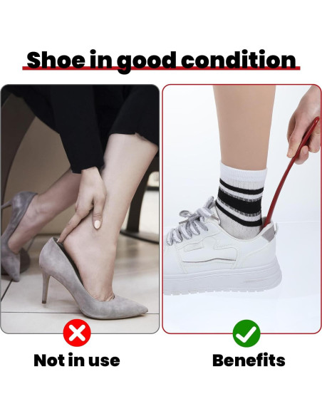 Cuñas de Plástico Ymapinc para Ponerse Zapatos - 2 Unidades