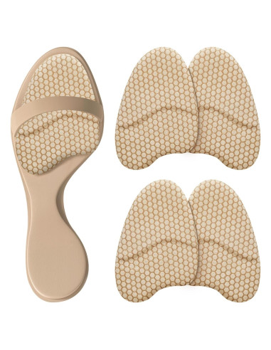 Almohadillas Metatarsales ZAIWOO Beige - 2 Pares Antideslizantes