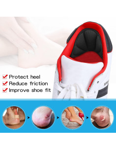 Almohadillas para Talón SUMBLIME 8 Piezas Negro 2