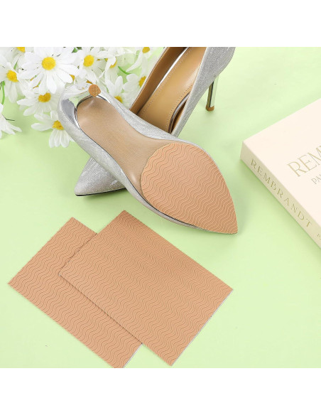 4 Almohadillas Antideslizantes Silicona Marrón ElevateTech