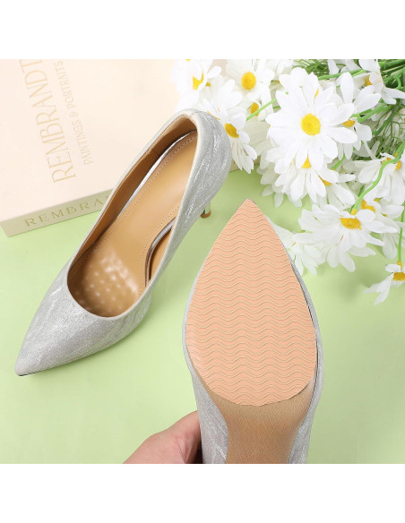 4 Almohadillas Antideslizantes Silicona Marrón ElevateTech