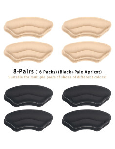 8 Pares Almohadillas para Talones Yssmjd - Ajuste y Comodidad 2