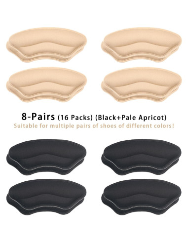 8 Pares Almohadillas para Talones Yssmjd - Ajuste y Comodidad