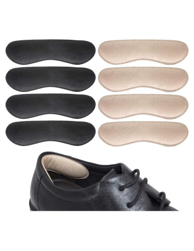 Insertos para Talón Dr. Foot Antideslizantes Beige y Negro