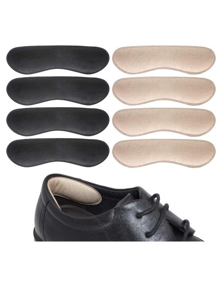 Insertos para Talón Dr. Foot Antideslizantes Beige y Negro