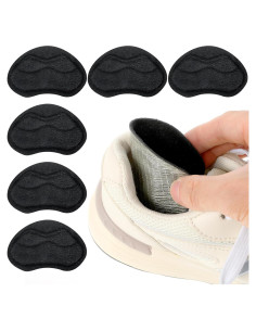 Almohadillas de Cuero para Tacones APLZGMG - 3 Pares Negras