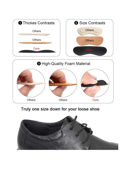 Insertos para Talón Dr. Foot Antideslizantes Beige y Negro