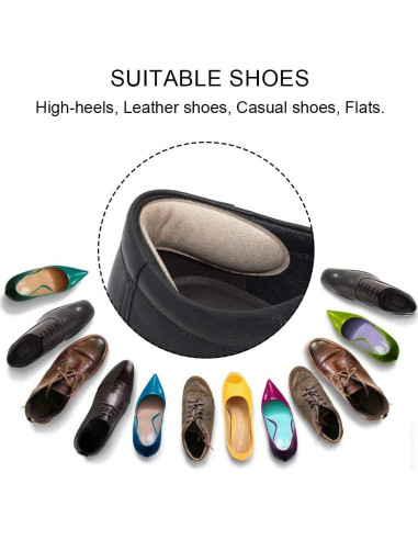 Insertos para Talón Dr. Foot Antideslizantes Beige y Negro