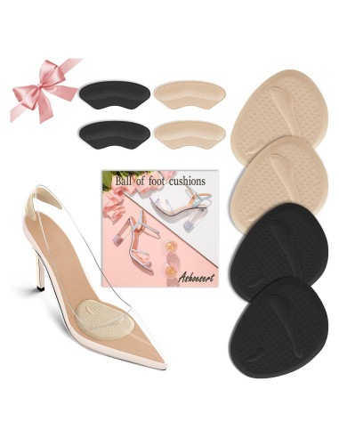 Almohadillas Metatarsales Ashoesert - 4 Pares Alivio Dolor Pie