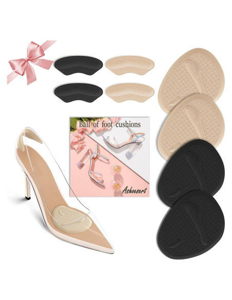 Almohadillas Metatarsales Ashoesert - 4 Pares Alivio Dolor Pie