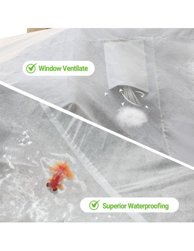 Cubierta de Coche Season Guard Hyvek Impermeable 469,9 cm