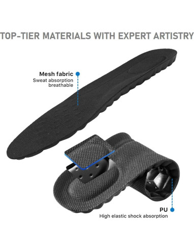 Plantillas de Espuma VivoFoot 2 Pares M 7-11 Negro