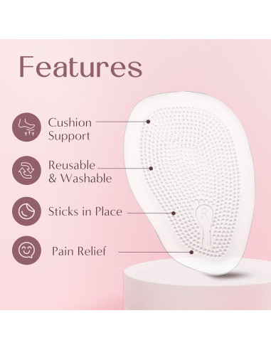 Almohadillas Metatarsales Acolchadas Benoo para Tacones Altos