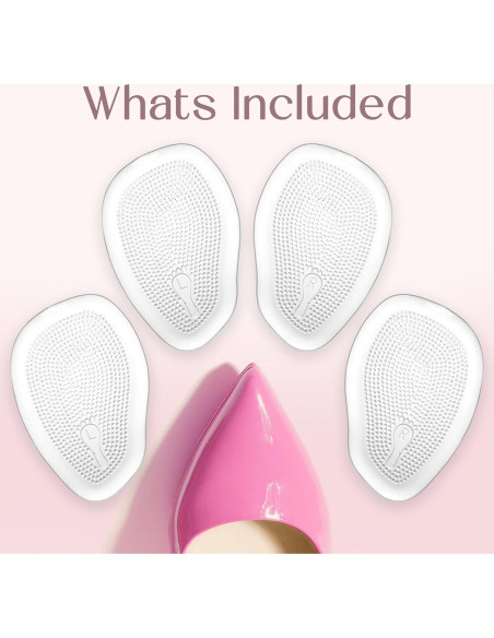 Almohadillas Metatarsales Acolchadas Benoo para Tacones Altos