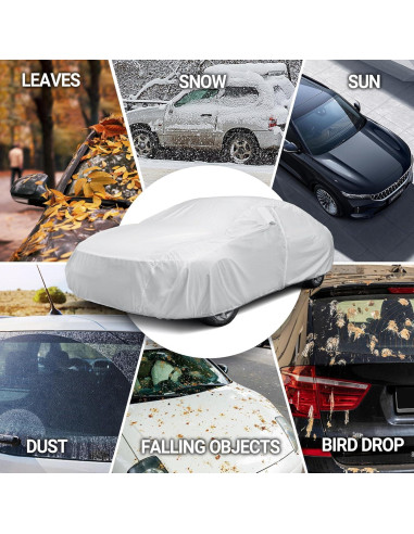 Cubierta de Coche Season Guard Hyvek Impermeable 469,9 cm