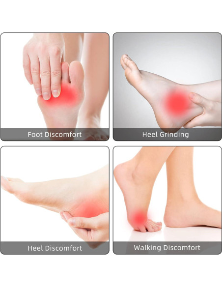 4 Pares Plantillas Transpirables Geyoga 25.5 cm para Mujeres