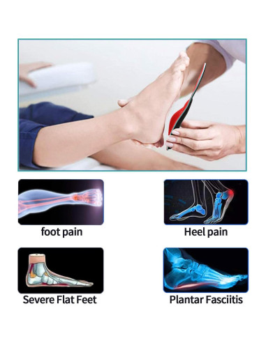 Plantillas ortopédicas Walkomfy 29.5cm para fascitis plantar