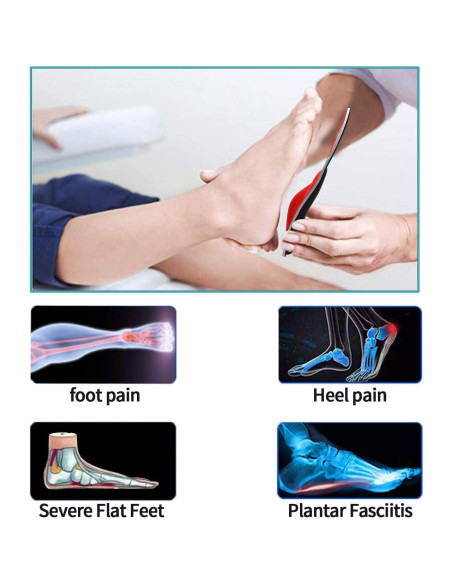 Plantillas ortopédicas Walkomfy 29.5cm para fascitis plantar